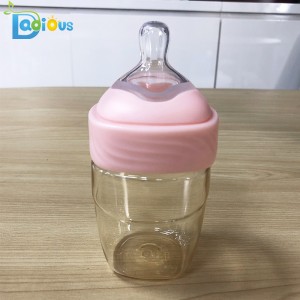 OEM Service Wide Neck Baby Feeding Bottle Durable PPSU Baby Bottle Silicone Nipple Feeding Bottle for Babies
